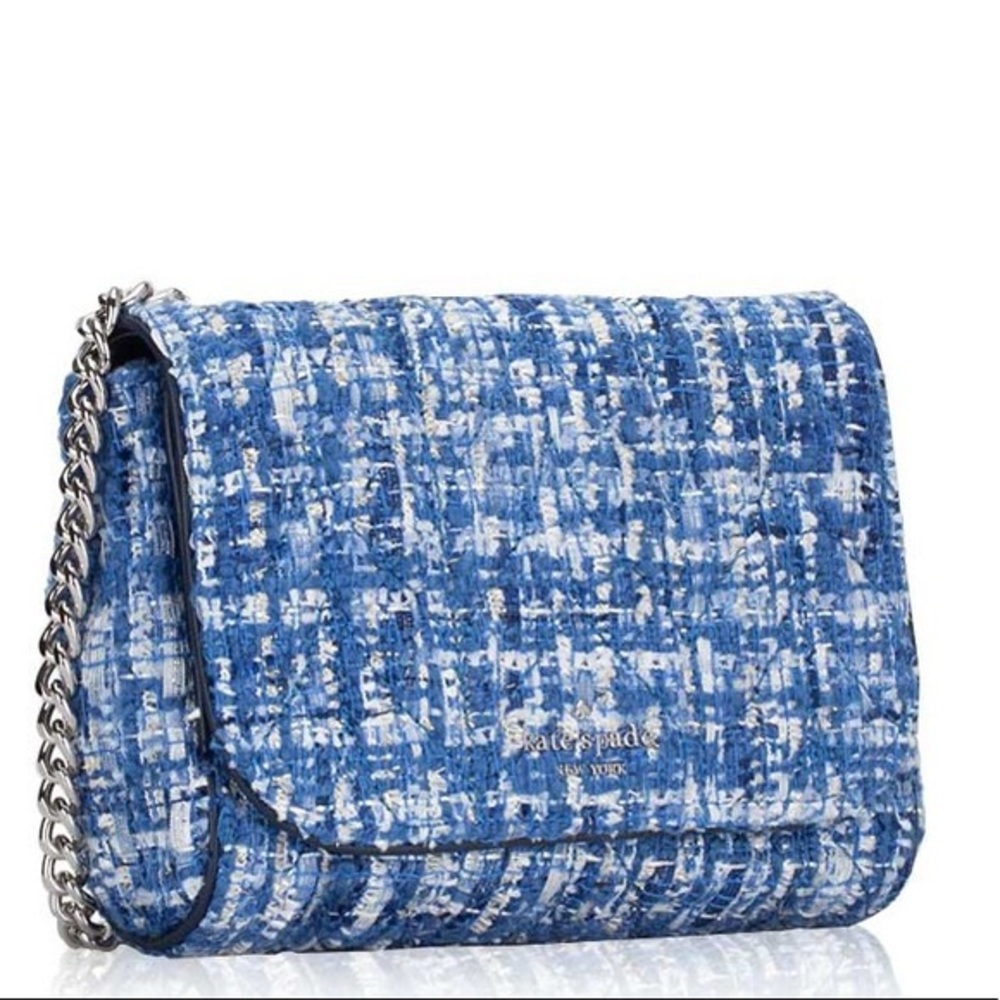 Kate Spade Mini Emelyn Briar Lane Quilted Tweed in Blue Multi